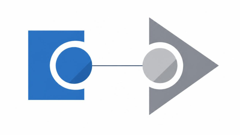 Illustration representing an IT provider and technology consultancy working together
